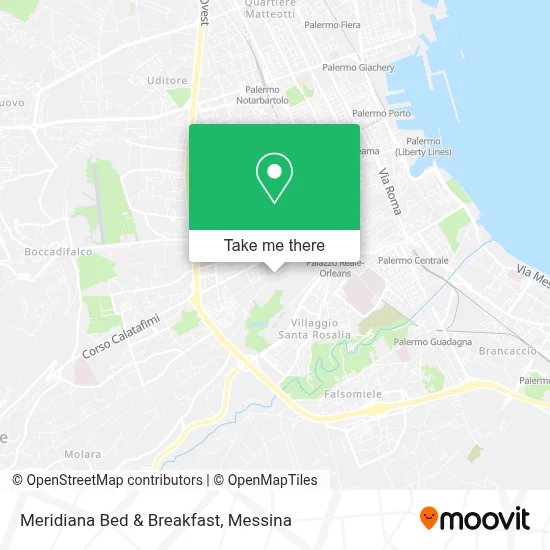 Meridiana Bed & Breakfast map