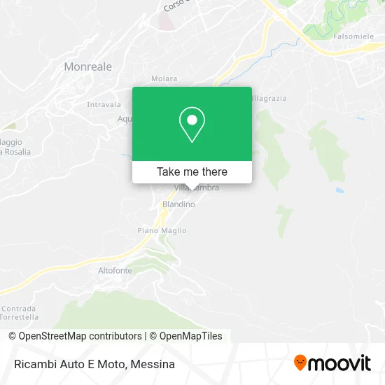 Ricambi Auto E Moto map