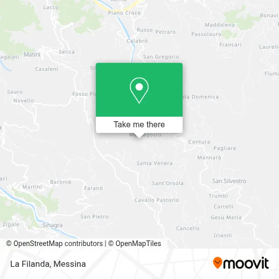 La Filanda map