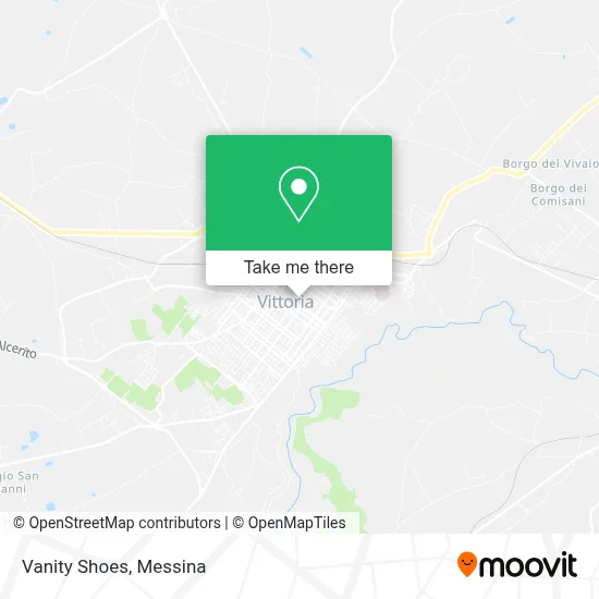 Vanity Shoes map