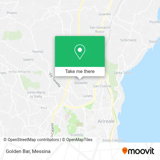 Golden Bar map