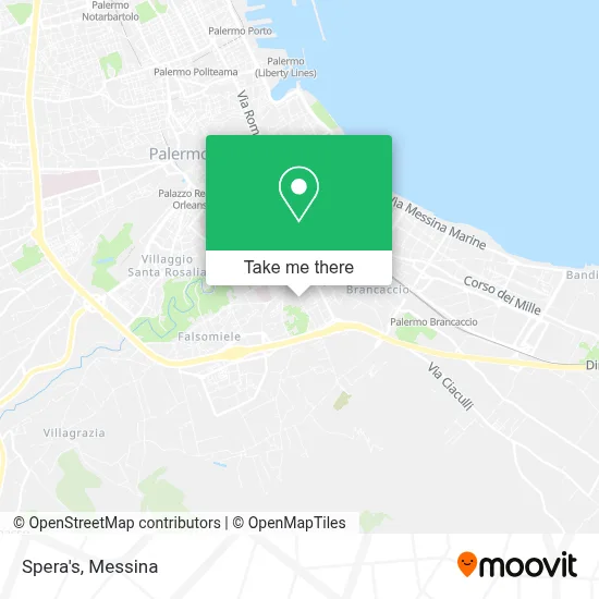 Spera's map