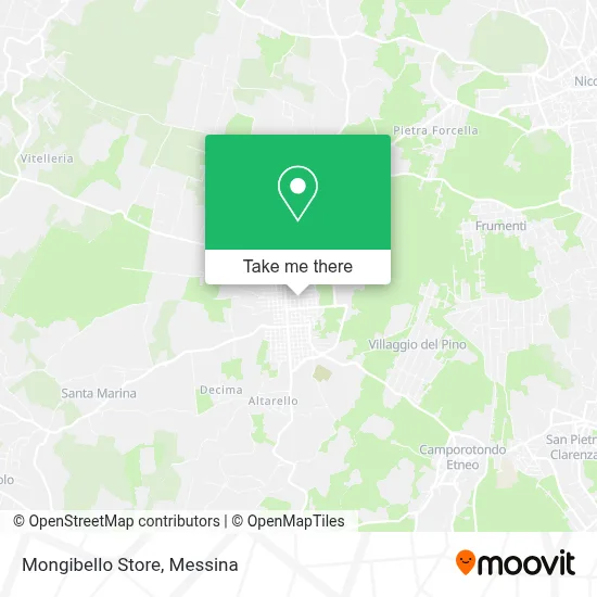 Mongibello Store map