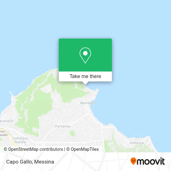 Capo Gallo map