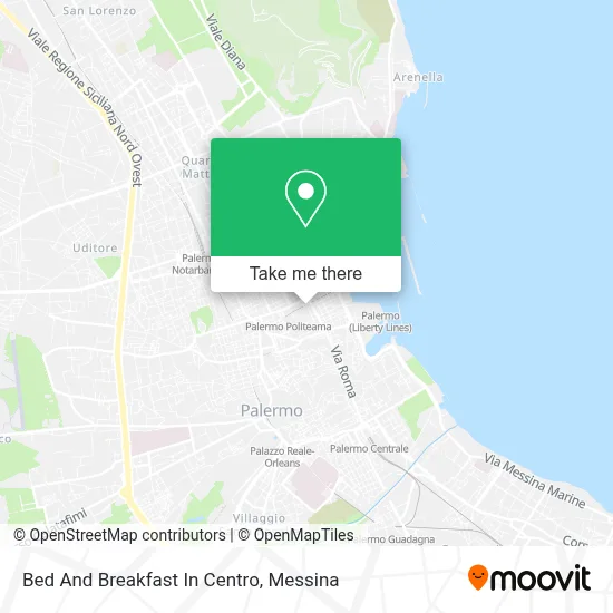 Bed And Breakfast In Centro map