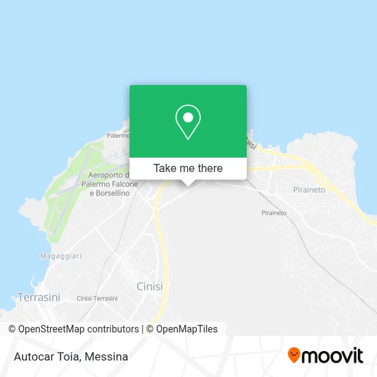 Autocar Toia map