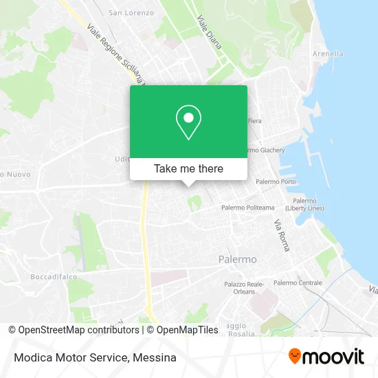 Modica Motor Service map
