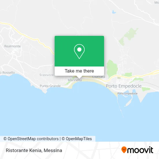 Ristorante Kenia map