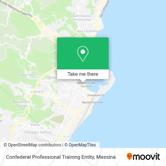 Confederal Professional Training Entity map