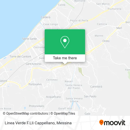 Linea Verde F.Lli Cappellano map