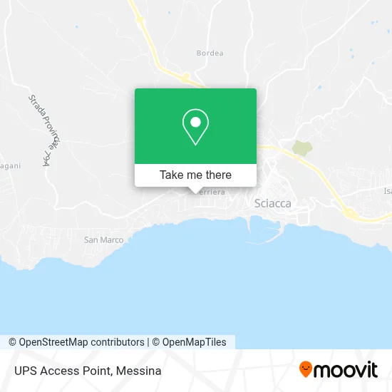 UPS Access Point map