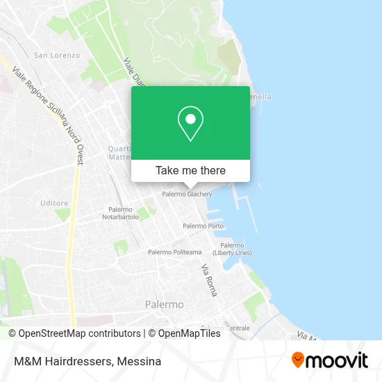 M&M Hairdressers map