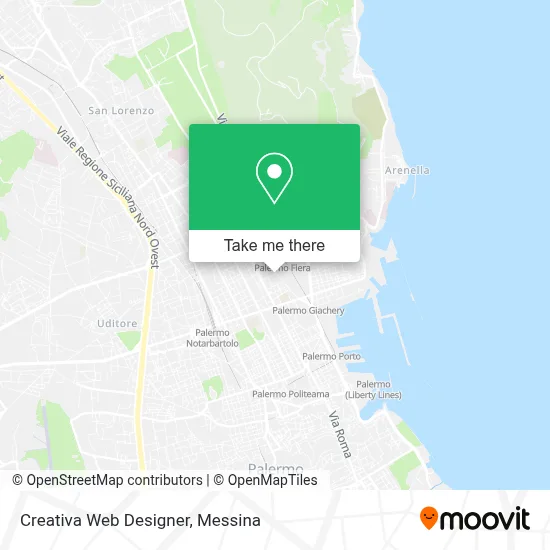 Creativa Web Designer map