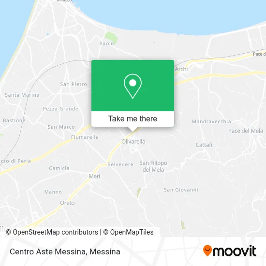 Centro Aste Messina map