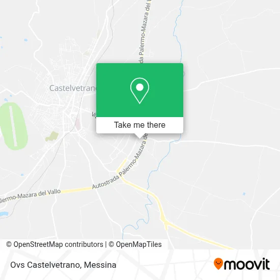 Ovs Castelvetrano map