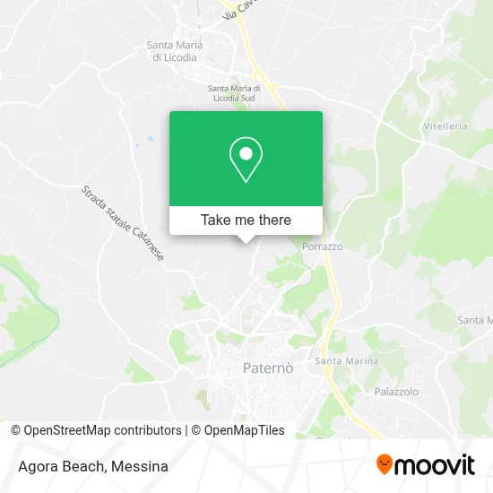 Agora Beach map