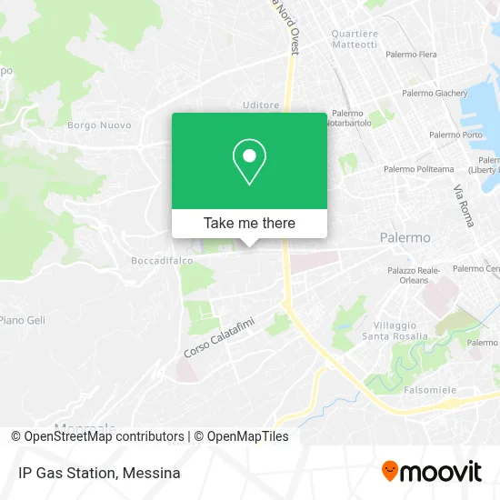 IP Gas Station map
