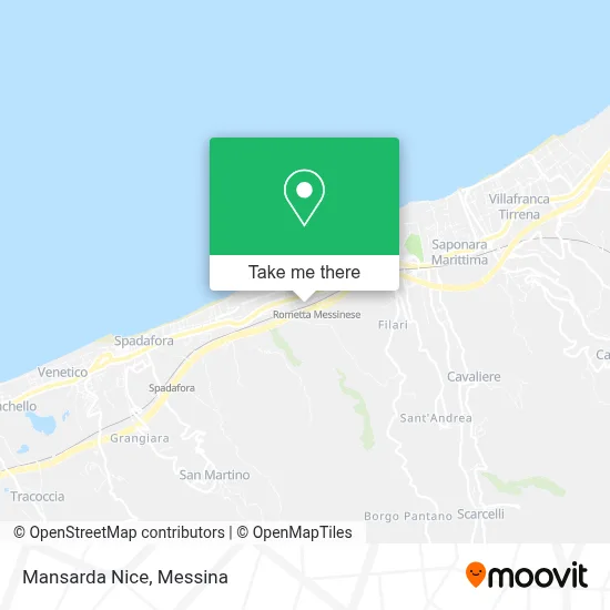 Mansarda Nice map