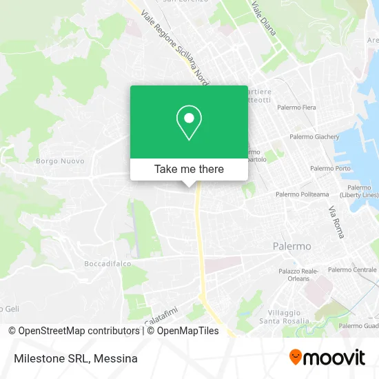 Milestone SRL map