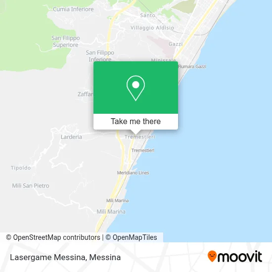 Lasergame Messina map