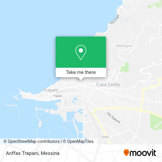 Anffas Trapani map