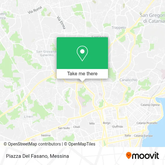 Piazza Del Fasano map