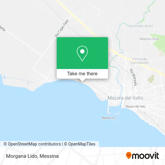 Morgana Lido map