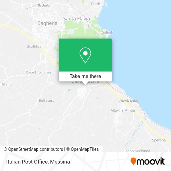 Italian Post Office map