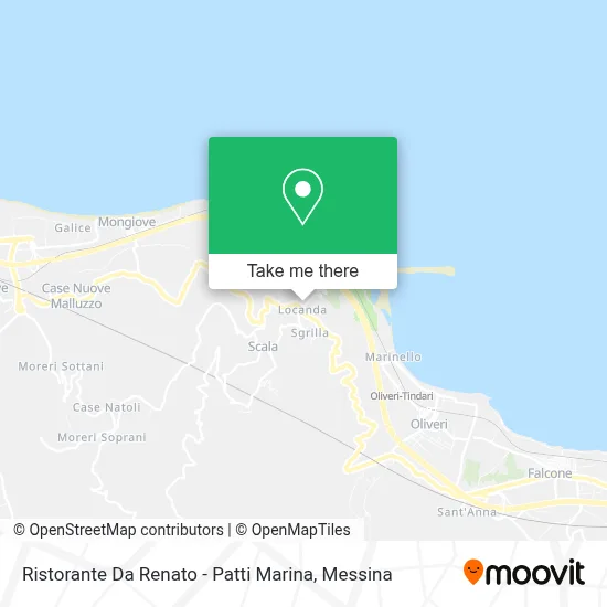 Ristorante Da Renato - Patti Marina map