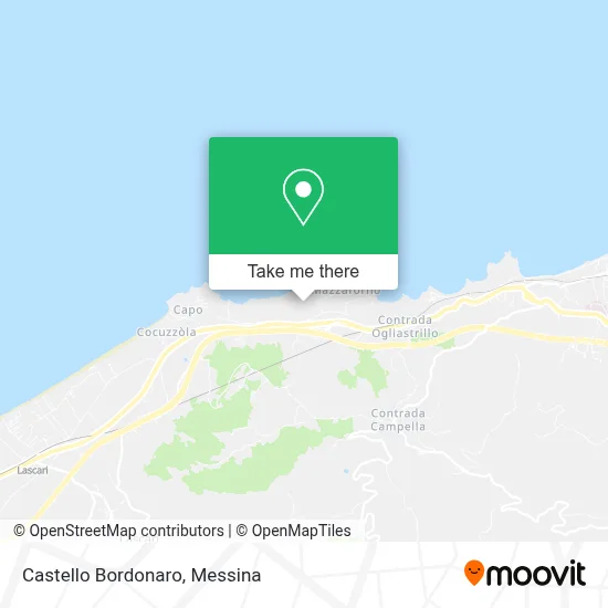 Castello Bordonaro map