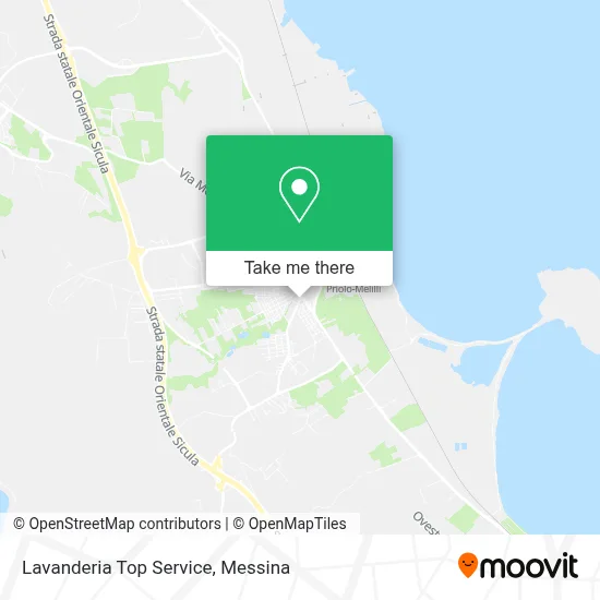 Lavanderia Top Service map