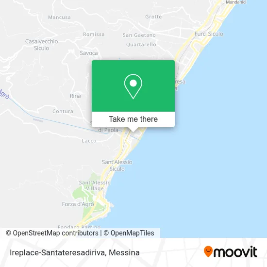 Ireplace-Santateresadiriva map