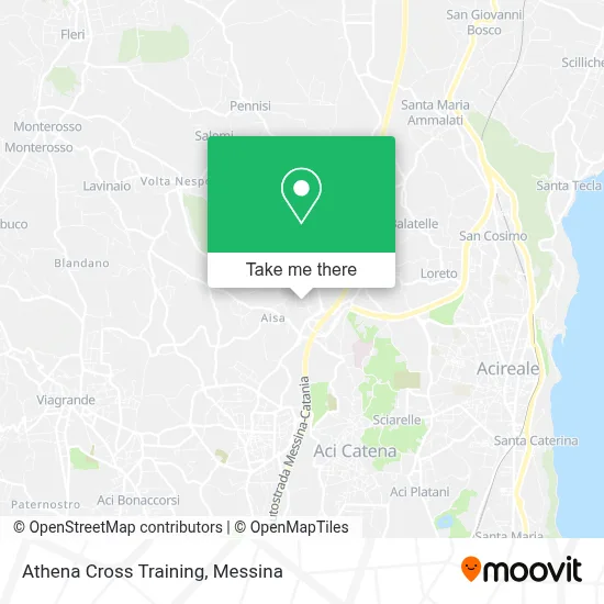 Athena Cross Training map