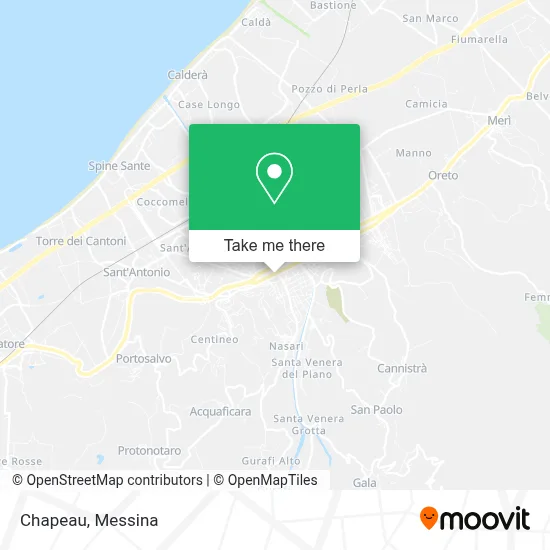 Chapeau map