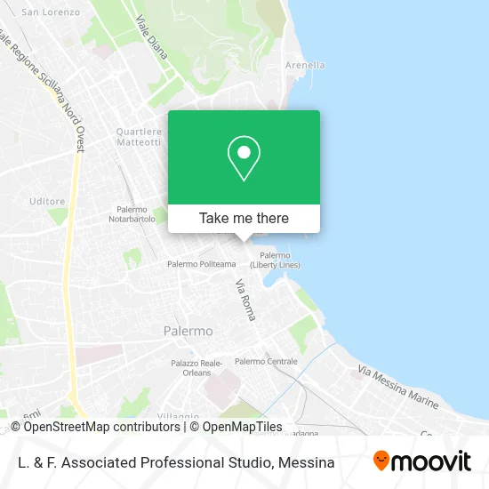 L. & F. Associated Professional Studio map