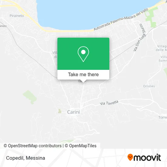 Copedil map