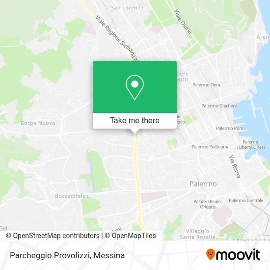 Parcheggio Provolizzi map