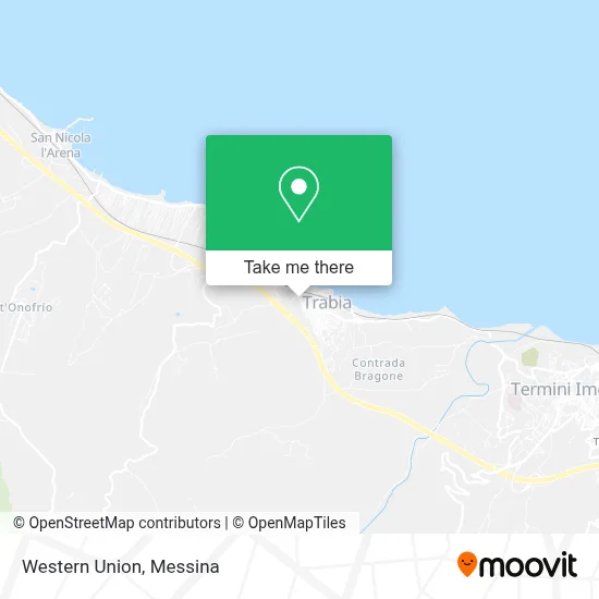Western Union map