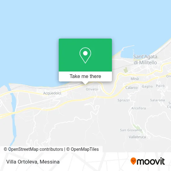 Villa Ortoleva map