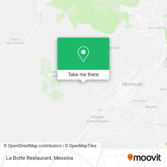 La Botte Restaurant map