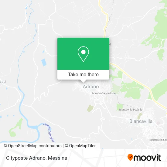 Cityposte Adrano map