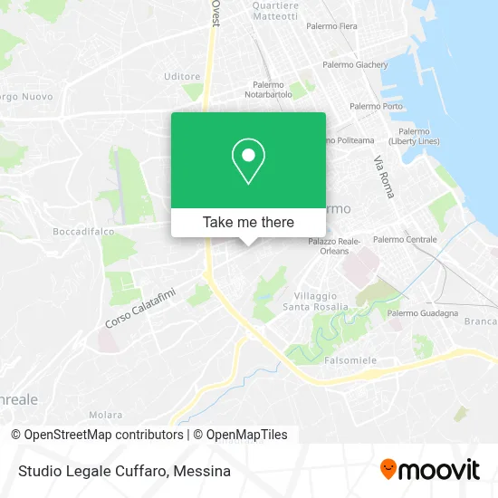 Studio Legale Cuffaro map