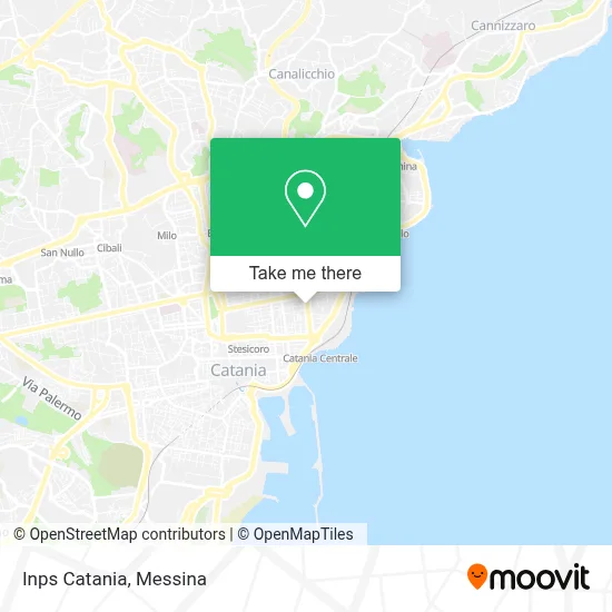 Inps Catania map