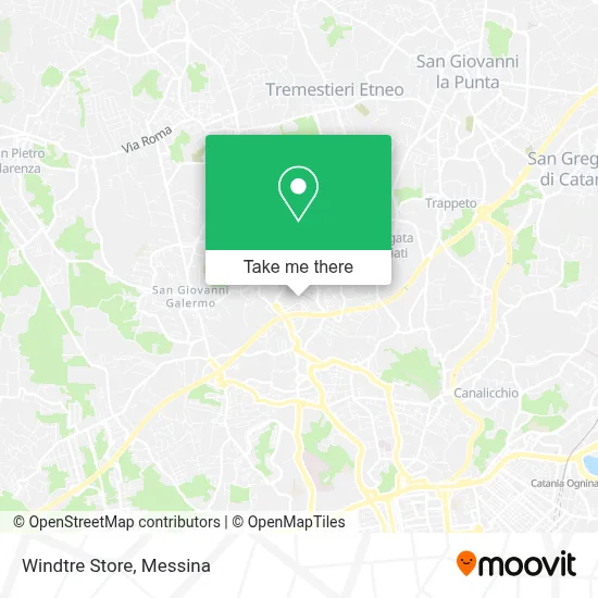 Windtre Store map