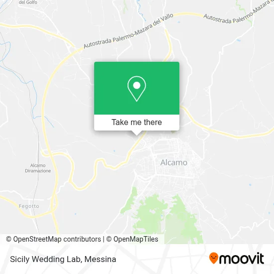 Sicily Wedding Lab map