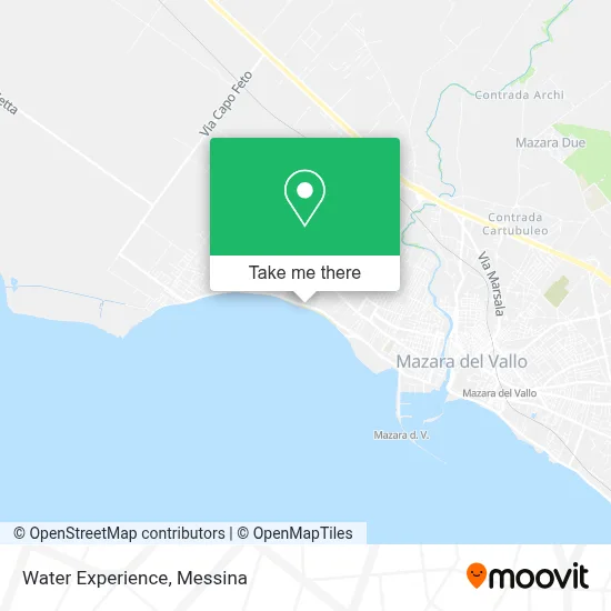 Water Experience map
