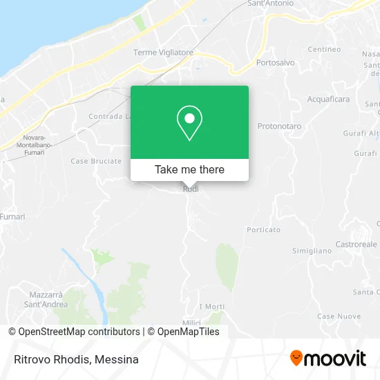 Ritrovo Rhodis map