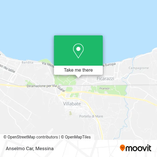 Anselmo Car map