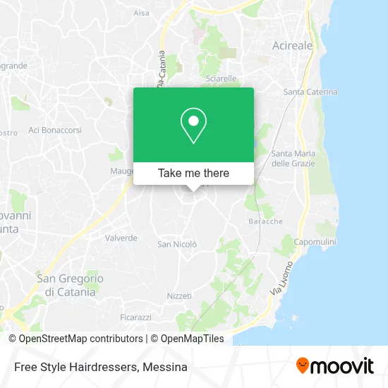 Free Style Hairdressers map