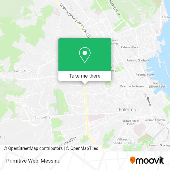 Primitive Web map